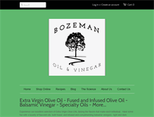 Tablet Screenshot of bznoilandvinegar.com